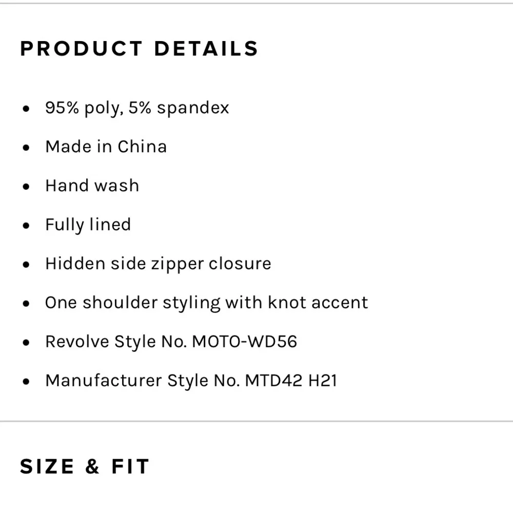 🆕💕 Revolve x MORE TO COME Gianna One Shoulder Dress Rose Pink - Size M - Picture 11 of 11